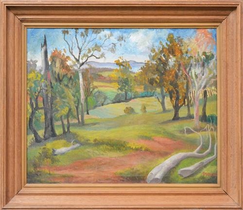Hilly Landscape by George Duncan, 1936