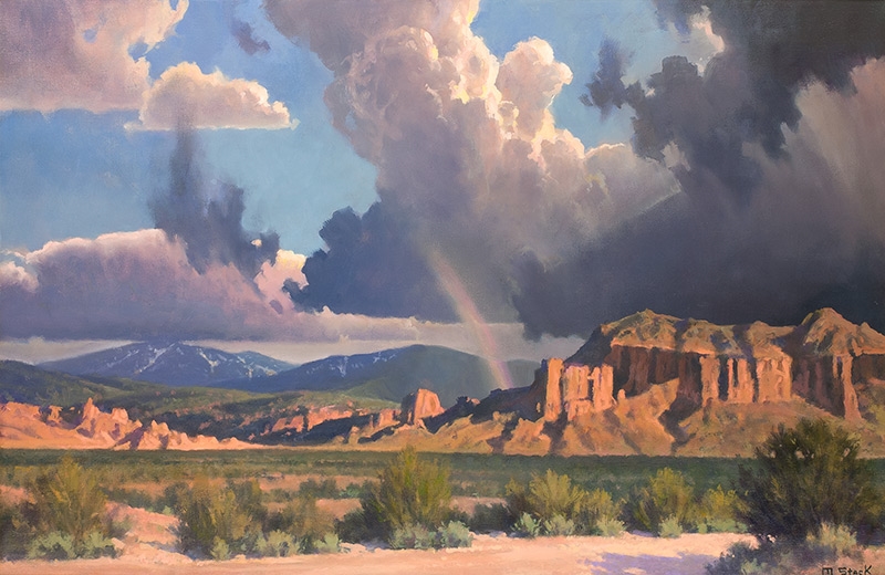 Michael Stack | Storm Leaving Santa Fe | MutualArt
