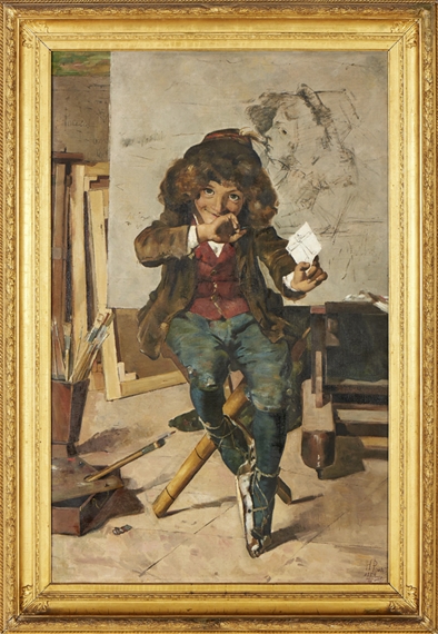 Henrique Pousão Esperando o sucesso (1887) MutualArt