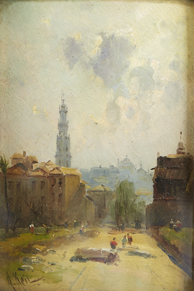 Alfredo Keil Vista do Porto com os Clérigos MutualArt