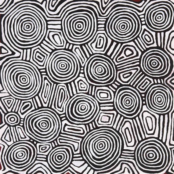 Marapinti Tjukurrpa by Jackie Kurltjunyintja Giles Tjapaltjarri, 2004