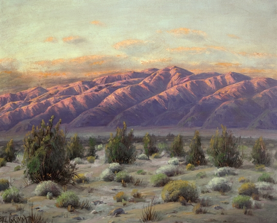 Desert Sunset by Paul Grimm, 1968
