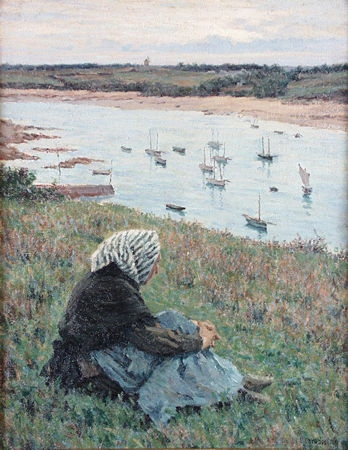 Elmer Boyd Smith | Resting by the River | MutualArt