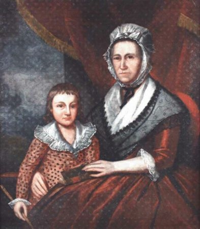 Mother and Child by a Window by Ralph Earl, 1795