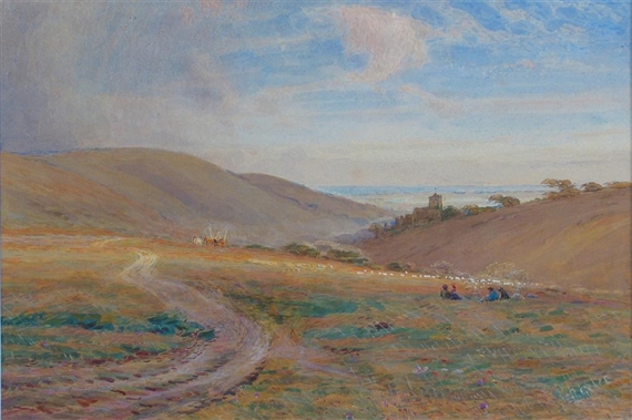 South Coast View Towards Hastings by Alfred Fitzwalter Grace