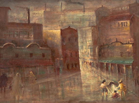 Slum Kids by Charles Edward Hopgood, 1981