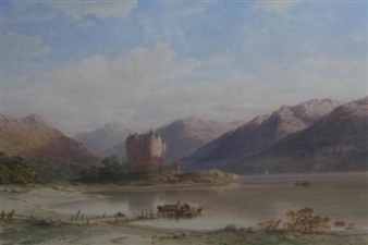 Dunderave Castle, Loch Fyne, Argyll - E. Rieck