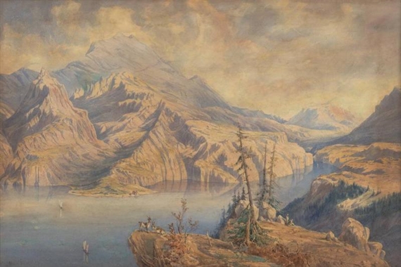 Alpine Landscape by Nicolas Chevalier