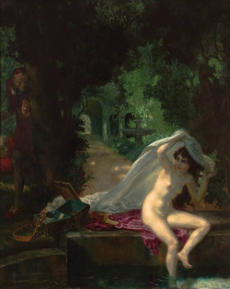 Susanna and the Elders by Theodor Baierl