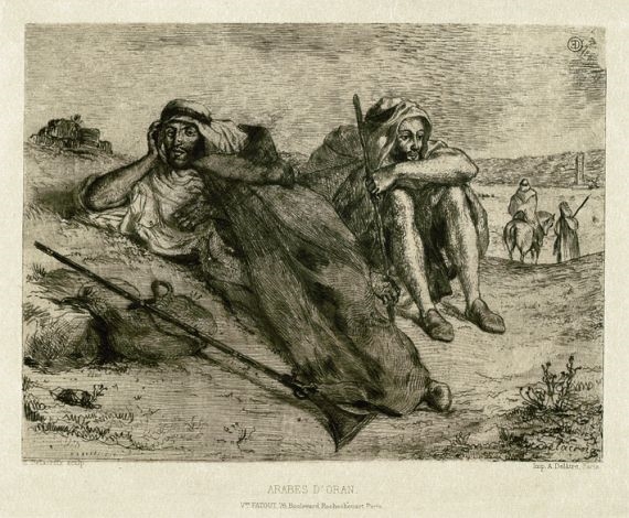 Arabes d'Oran by Eugène Delacroix, 1833