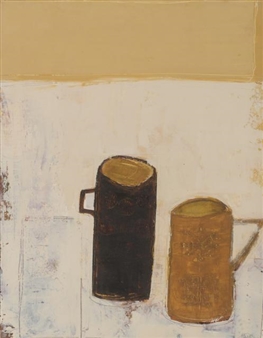 BROWN & GOLD ON WHITE - Anji Allen