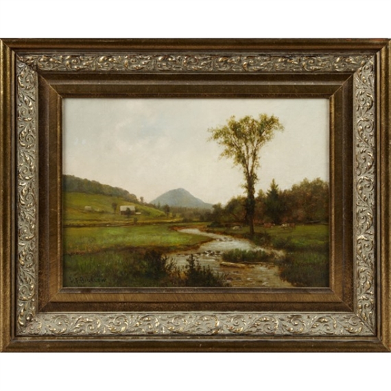Pastoral Landscape with Cows by Daniel Folger Bigelow, late 19th century