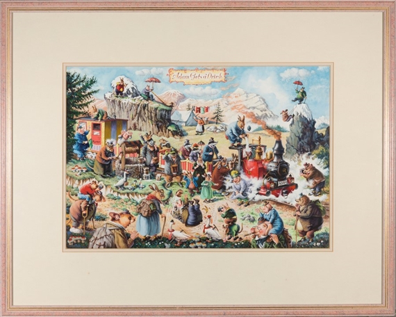 Adam Gets a Drink by Norman Meredith