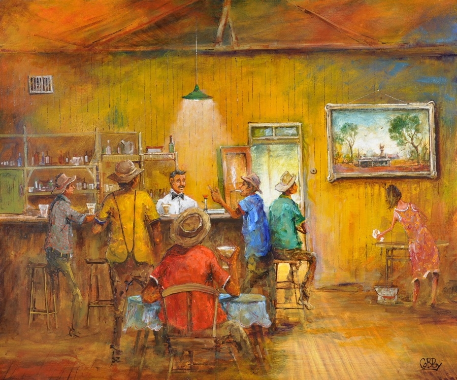 John Cobby | Put it on the Slate, Mate | MutualArt