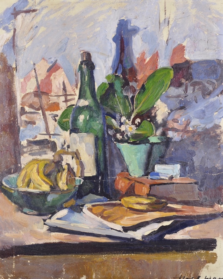 Artwork by Noel Wood, Still Life - The Kitchen Table, Made of Oil on Board