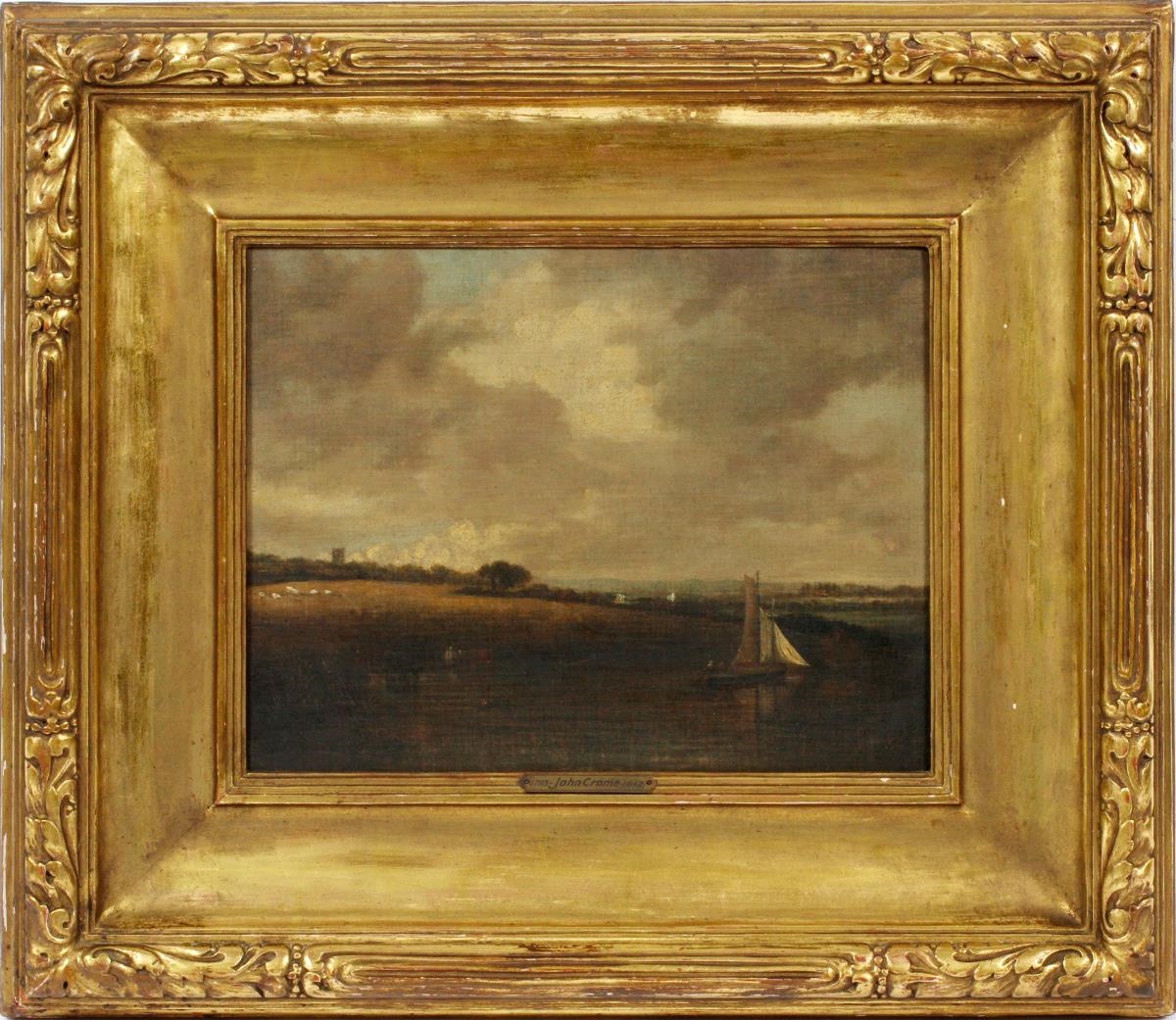 Artwork by John Berney Crome, COASTLINE, Made of oil on canvas