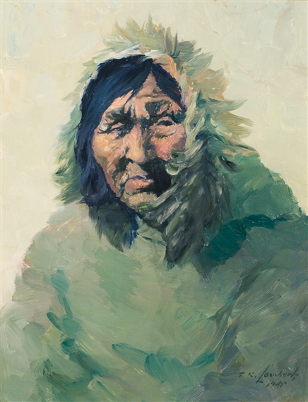 Theodore R. Lambert | Eskimo Portrait (1945) | MutualArt