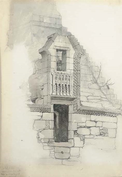 A ruined belfry by John Ruskin