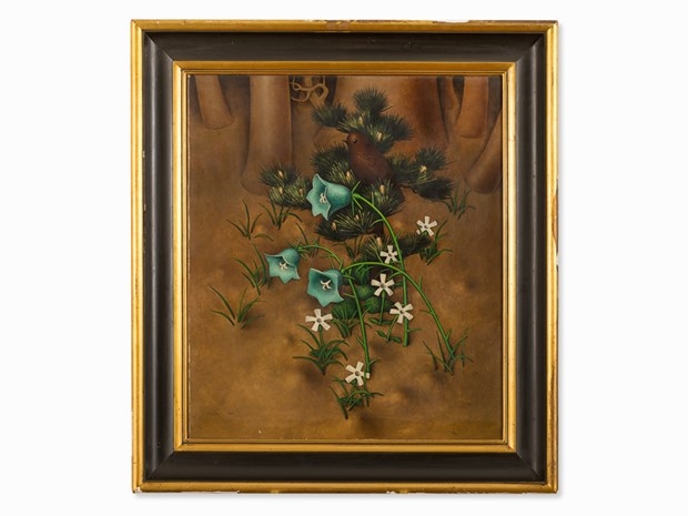 Artwork by Heinrich Basedow the Younger, Glockenblumen, Made of Oil on canvas