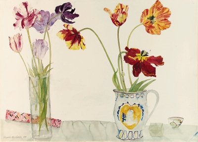 Tulips by Elizabeth Blackadder, 1988