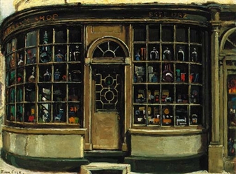 Apothecary's Shop at Rye - John Vicat Cole