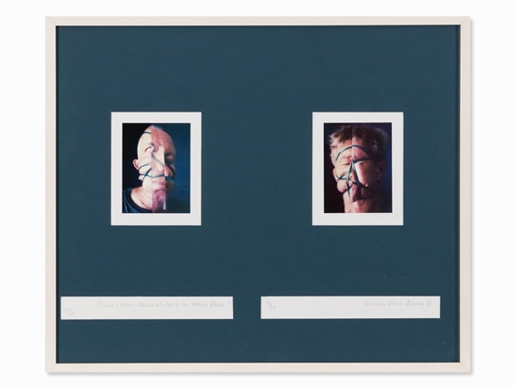 2 works, Mrs. and Mr. Francis Bacon by Anna & Bernhard Blume, 1996