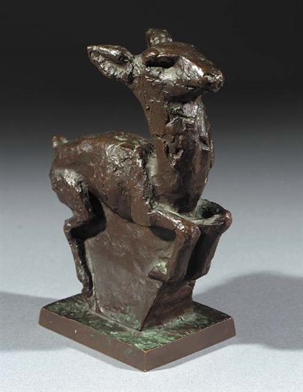 Jumping roe by John Rädecker, 1923