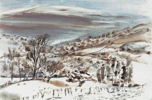 The Landscape after Frost by Paul Nash, 1945