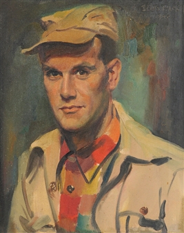 Portrait of an outdoorsman - Delos Palmer