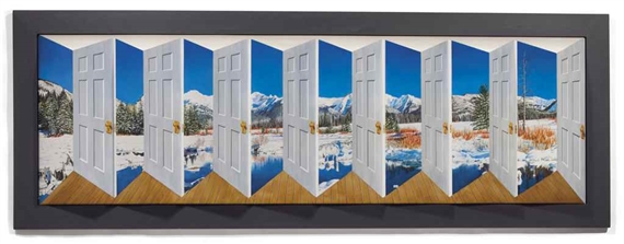 Duchamp's Door by Patrick Hughes, 2001