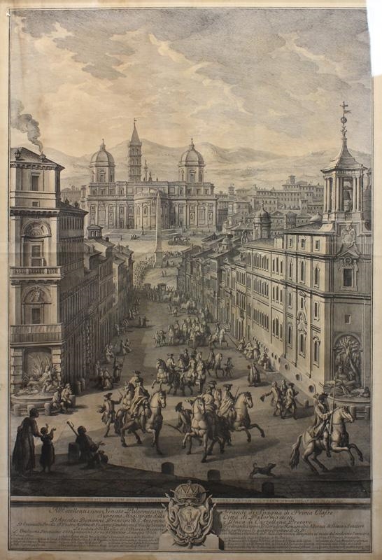 Grand View of Santa Maria by Giuseppe Vasi, 1771