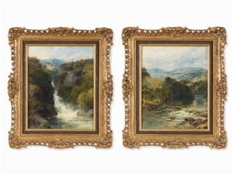 2 Welsh River Landscapes - J.B. Smith
