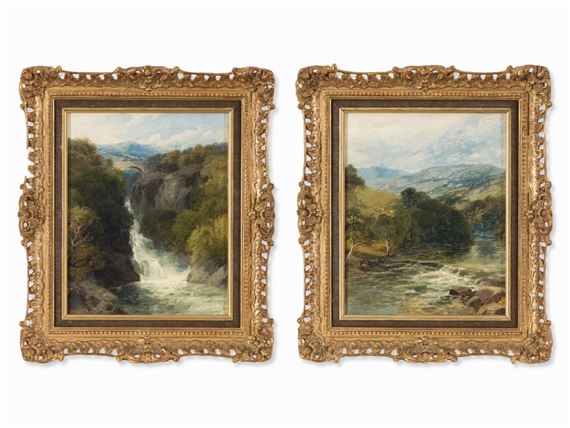 2 Welsh River Landscapes - J.B. Smith