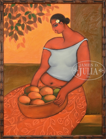 WOMAN WITH FRUIT by Tim Nguyen