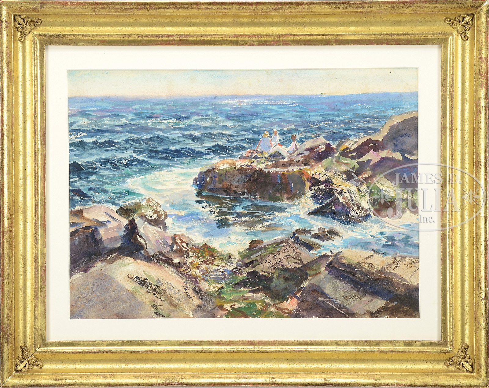 John Whorf | SUN BATHERS ON THE ROCKS | MutualArt