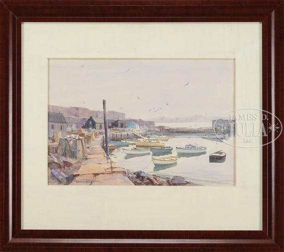 TRANQUIL HARBOR COVE by Gordon Grant