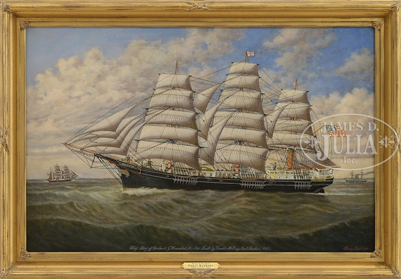 PORTRAIT OF THE SHIP GLORY OF THE SEAS by Percy Sanborn