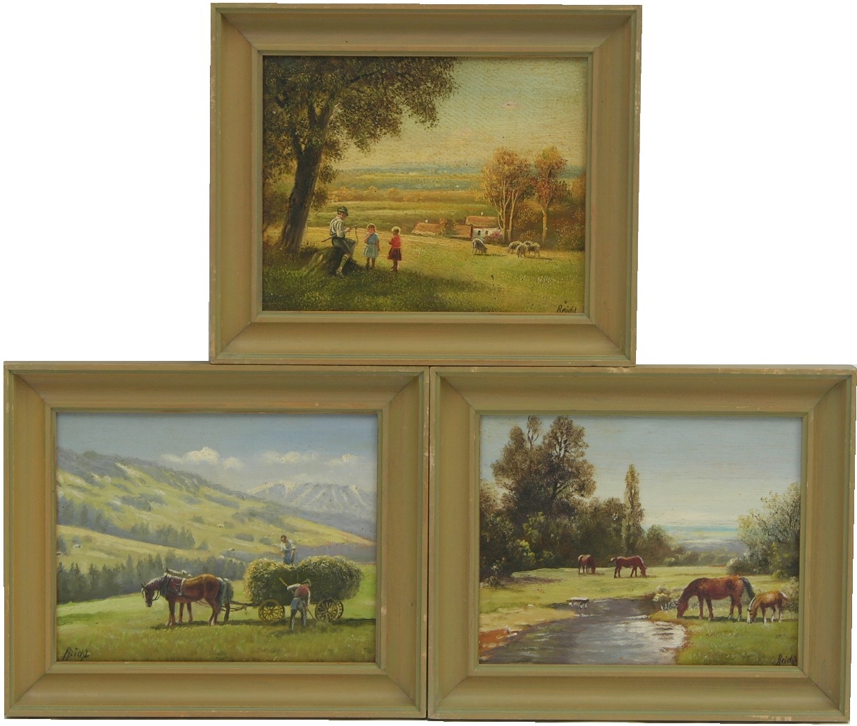 Alois Reichl | A collection of three landscapes | MutualArt