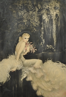 Louis Icart | Orchids (Circa 1937) | MutualArt