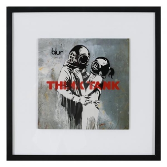 Banksy | Blur Think Tank poster | MutualArt