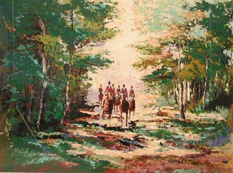 Men on Horseback - Martin King