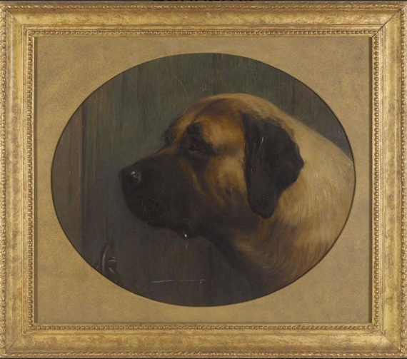 Portrait of a Mastif by George Earl