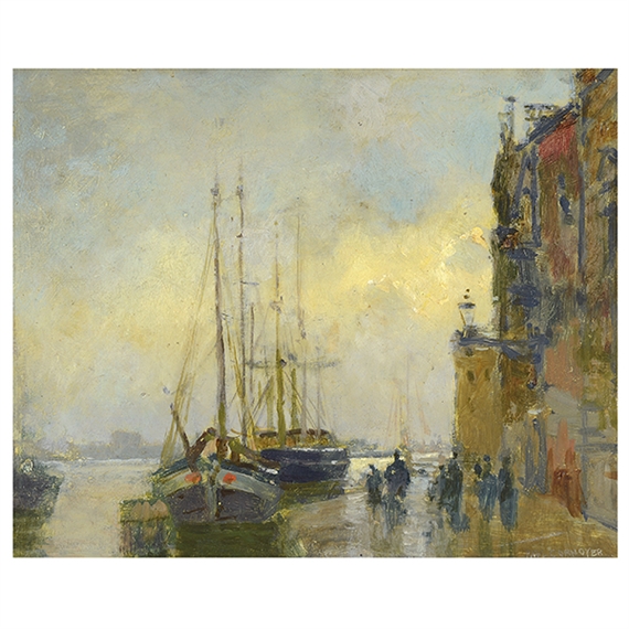 Coming Storm in Venice by Paul Cornoyer