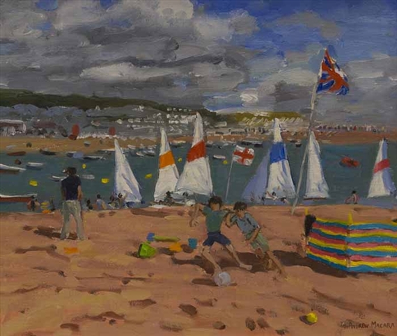 Shaldon regatta by Andrew Macara