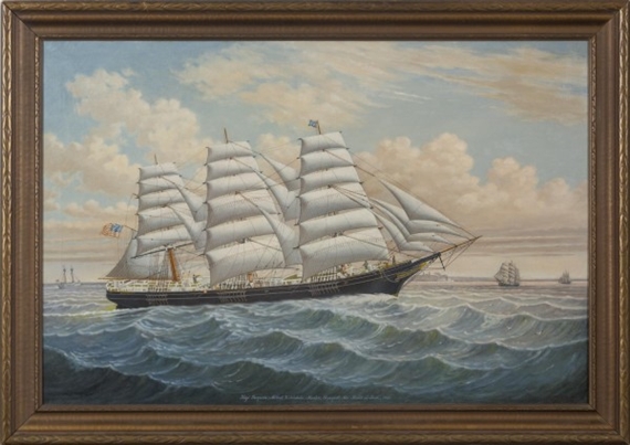 Portrait of the Ship Iroquois by Percy Sanborn