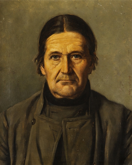 Evangelist, colporteur Antti Rissanen by Arvid Liljelund