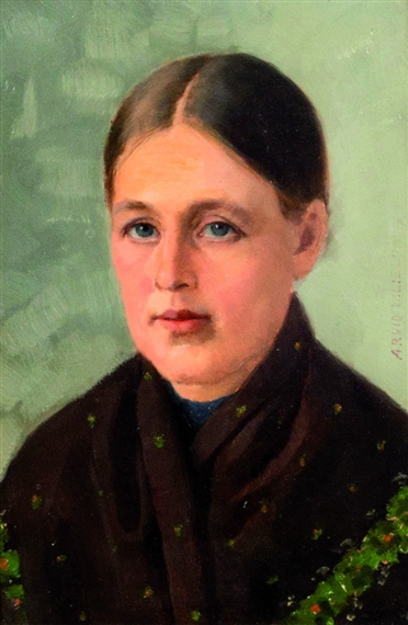 Woman by Arvid Liljelund