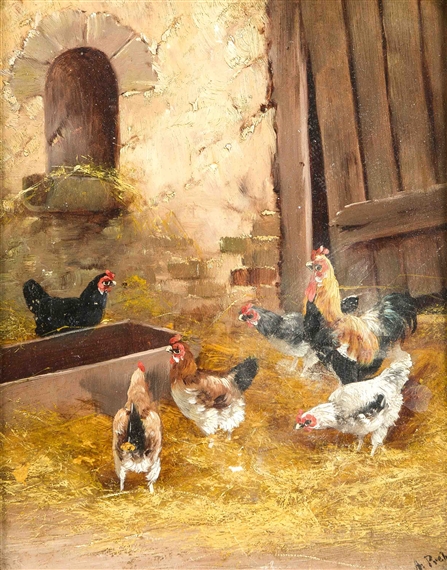 Hühnerhof by A. Prehn