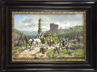 Erntefest der Hopfenbauern - Louis Braun