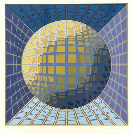 Victor Vasarely | Geometrische Komposition | MutualArt